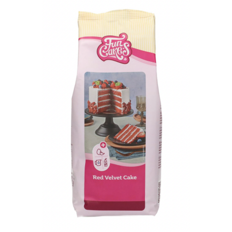 FunCakes Mischung für Red Velvet Cake, 1kg