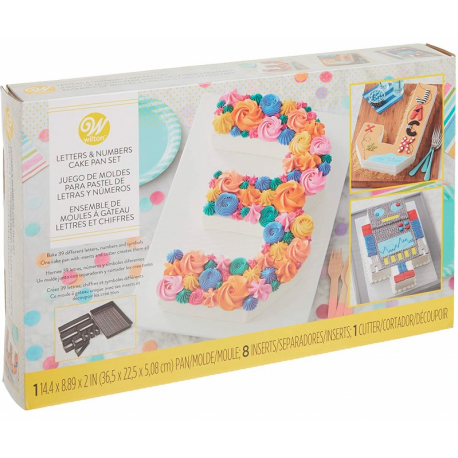 Silikomart - Moule à gâteau rectangulaire en silicone - Joyeux anniversaire  - Happy Birthday