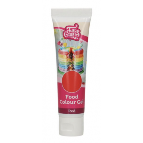 FunCakes Concentrated Colour gel -  Red, 30 g