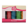 Funcakes massepain couleurs de base, 5 x 100 g