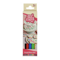 Funcakes - Brush Food Pens, 5 Colors set