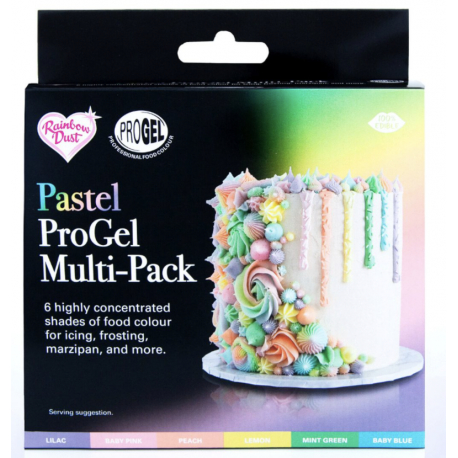 ProGel colorant extra concentré multipack Pastel, set de 6