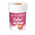 ScrapCooking - Color'arôme en poudre framboise/rose, 10 g