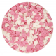 FunCakes - Confetti coeurs rose & blanc, 60 g