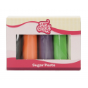Funcakes - Sugar paste color multipack Halloween, 5x 100g
