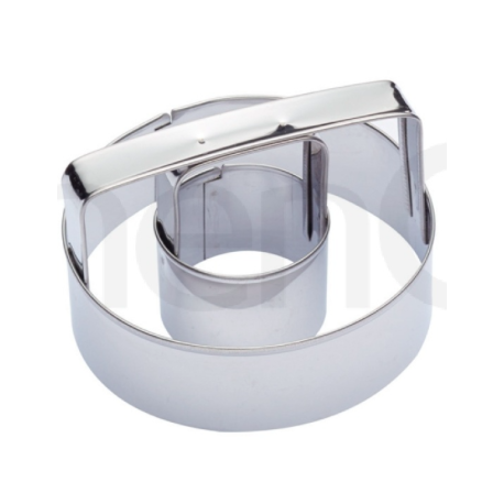 Ibili - Doughnut (donut) & biscuit ring cutter, stainless steel
