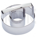 Ibili - Doughnut (donut) & biscuit ring cutter, stainless steel
