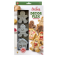 Decora Silikonform Gingerbread, 8 x 7 cm, 6 Vertiefungen