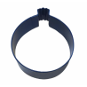 Cookie Cutter Round Bauble blue, 7.6 cm