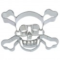 Cookies cutter skull with teeth 9 cm 