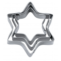 Staedter - Cookie cutter star shapped, 3, 4, 5 cm
