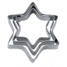 Staedter - Cookie cutter star shapped, 3, 4, 5 cm