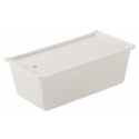 Revol - terrine with lid / tray, 19.7x10x6.6 cm, white