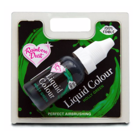 RD - Liquid colour / airbrush, holly green, 19 g