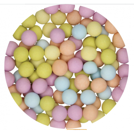 Funcackes Candy choco Pearls Pastels, 9 mm, 70 g