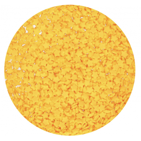 FunCakes - Confetti mini gelb Sterne, 60 g