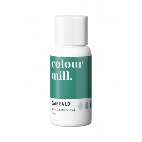 Colour mill - Oil based food colouring emerald green, 20 ml