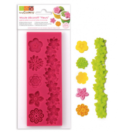 ScrapCooking - moule en silicone fleurs