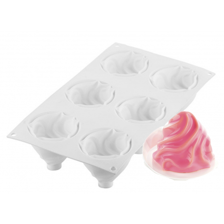 Silikomart - Silicon mould Chantilly 120, Ø 73 mm