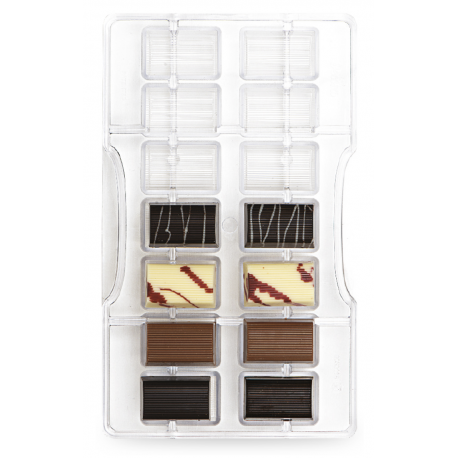 Decora - Plastic mold for praline "la Cerise", 14 cavities