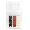 Decora - Plastic mold for Circle Bar, 6  cavities