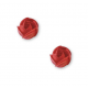 Patisdécor - Décorations azyme,  ± 12 roses rouges