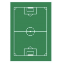 Patisdécor - Soccer/football field wafer sheet
