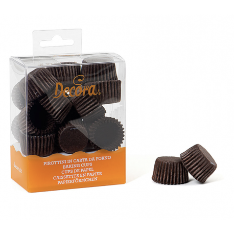Baking Cups Micro size brown, 200 pieces