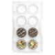 Decora - Plastic mold for "cupcake case", 8 cavities