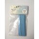 Make a wish - Bâtonnets à glace en acrylique bleu standard, 116 mm, 12 pièces