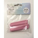 Make a Wish - Acrylicstäbchen rosa mini, 76 mm, 12 Stück