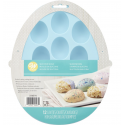Wilton - Small silicone Easter eggs mold, 12 cavities