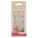 Funcakes - Décoration Lapin Pâques, 8 pièces