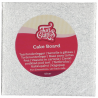 Cake board silver square, 20 cm, 3 mm thick