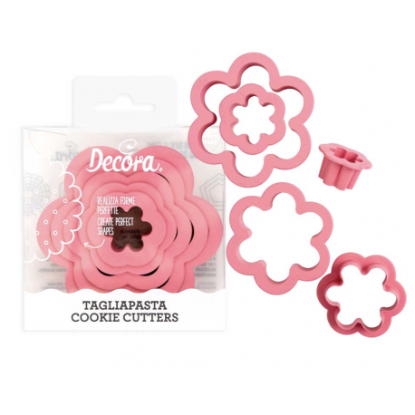 Decora - Emporte-pièce fleur, 6 pièces