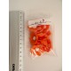 Aneta Dolce - Sugar flower Daisy orange, 3 cm, 10 pièces