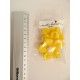 Aneta Dolce -  Fleur de sucre clématite jaune, 4.5 cm, 3 pièces