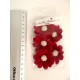 Aneta Dolce - Sugar flower Adonis burgundy, 4 cm, 5 pièces