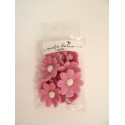 Aneta Dolce -  Fleur de sucre Pâquerettes lila, 3 cm, 10 pièces