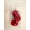 Aneta Dolce - Zuckerblumen Rose bordeaux rot, 3 cm, 3 pièces