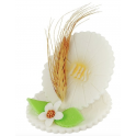Aneta Dolce - Zuckerdeko Wirt mit Ähre und Blüte, env. 7 cm