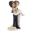 Dekora - Wedding cake topper carried bride, 16 cm