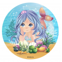 Dekora - Wafer paper disc mermaid, 20 cm