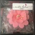 Aneta Dolce -  Fleur de sucre fuchsia rose, 3 pièces