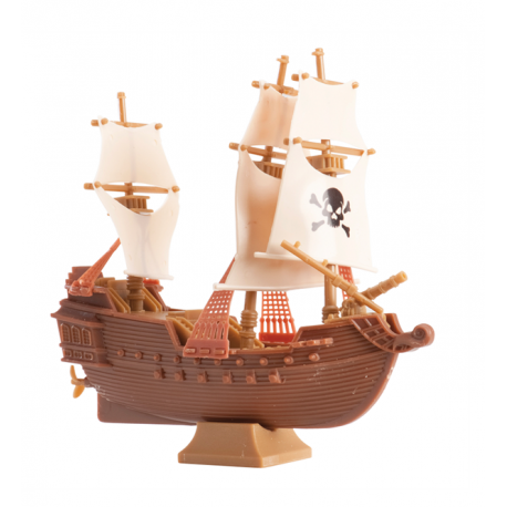 Dekora - Figurine bateau pirate, 11 cm