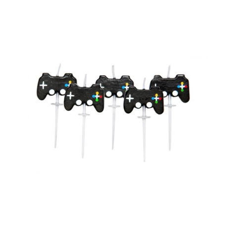 Bougies Gaming, set de 5