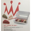 Silikomart - Kit Cake To Go 45, set 2 moules + emporte-pièce