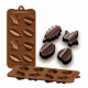 Ibili -  Chocolat silicone mold leaves