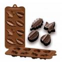 Ibili -  Chocolat silicone mold leaves