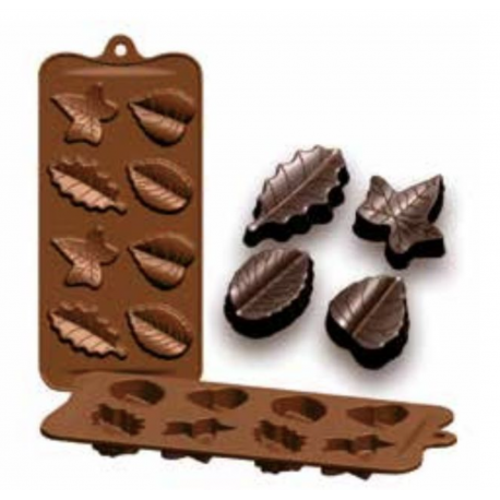 Ibili - Blätter Choco Silikonform
